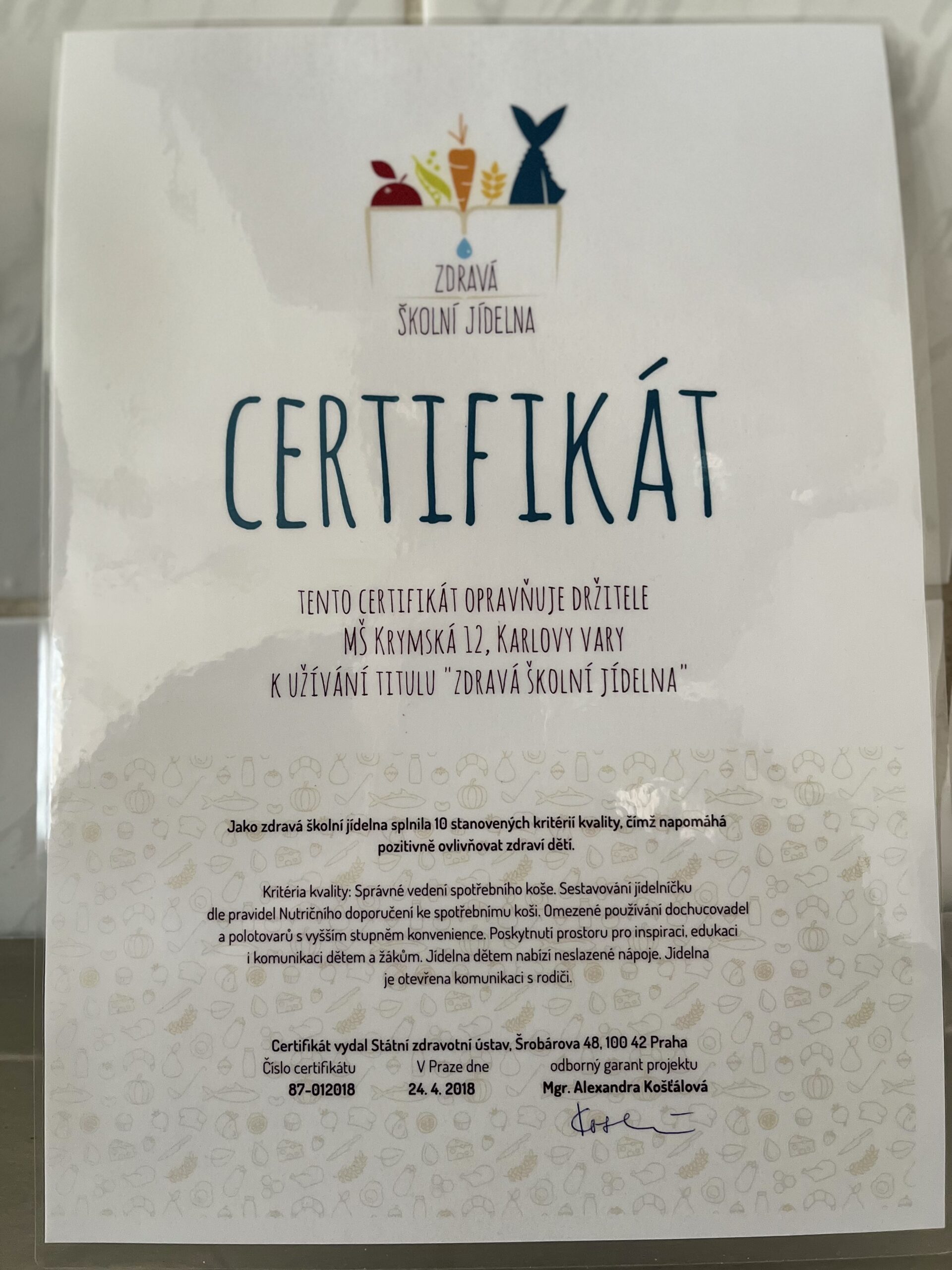 CERTIFIKAT